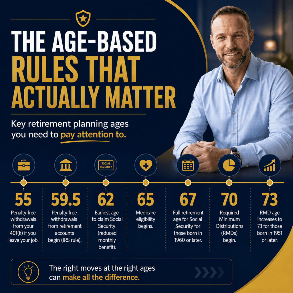 How to Retire Early in Florida at 50, 55, or 60: What Changes at Each Age 1 Age based retirement rules