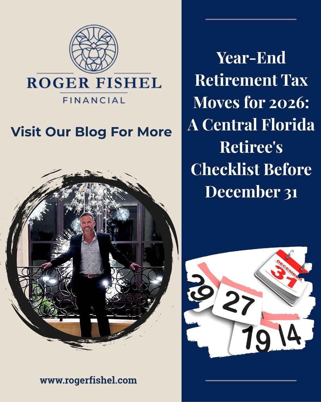 Year-End Retirement Tax Moves for 2026: Central Florida Retiree Checklist Before December 31