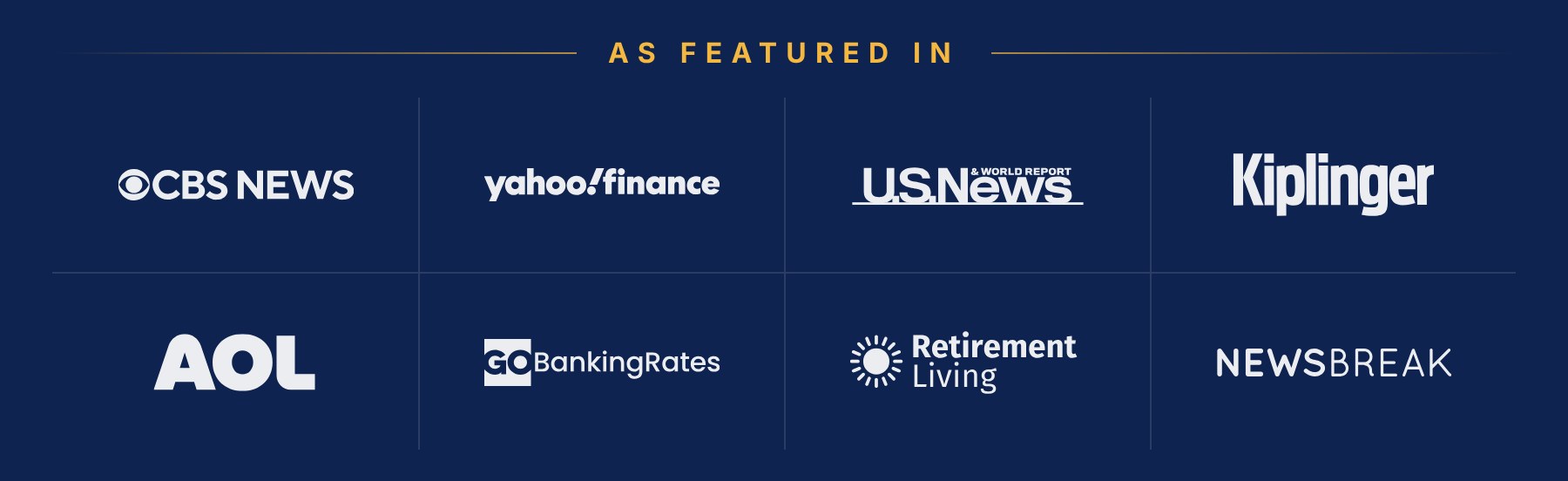 Home 2 Roger Fishel, Orlando retirement planner, as featured in CBS News, Yahoo Finance, U.S. News and World Report, Kiplinger, AOL, GOBankingRates, Retirement Living and NewsBreak